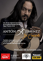 Antón Jiménez en concierto